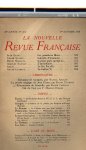 Red. - La nouvelle revue Francaise - Henry Michaux - 1er octobre 1938