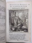Luiken, Jan (Jan Luyken). - Spiegel van het menselyk bedryf, vertoonende honderd verscheiden ambachten, konstig afgebeeld, en met Godlyke spreuken en Stichtelyke verzen verrykt.