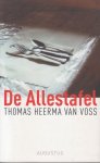 Heerma van Voss (1990), Thomas - De Allestafel - Aan de vooravond van zijn verjaardag is hiphop-recensent en schrijver in spe Mark Oldings vastbesloten: hij zal zijn vriendin Yvonne blij maken en volwassener worden. De Allestafel is een natuurlijk verteld verhaal.