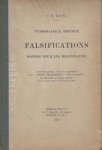 RAVEL, O.E. - Numismatique grecque. Falsifications. Moyens pour les reconnaître.