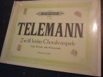 Telemann, Georg Philipp (1681-1767) - 12 leichte Choralvorspiele - orgel (Hermann Keller)