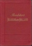 K.Baedeker - Baedeker's Belgium and Holland 1891 10e edition
