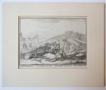 Georg Philipp Rugendas I (1666-1742), Jeremias Wolff (1663-1724) and Martin Engelbrecht (1684-1756) - [Antique print, etching] Soldiers on a battlefield, published ca. 1704-1756, 1 p.