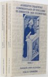 ALBERTUS MAGNUS, TUMMERS, P.M.J.E. - Albertus (Magnus)' commentaar op Euclides' Elementen der geometrie. Inleidende studie, analyse en uitgave. 2 delen compleet. ALBERTUS MAGNUS, TUMMERS, P.M.J.E. - Albertus (Magnus)' commentaar op Euclides' Elementen der geometrie. Inleidende studie, analyse en uitgave. 2 delen compleet.