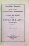  - Lettres de Femmes adressées a Honoré de Balzac ( 1837-1840 )