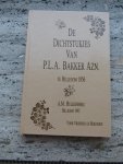 Hulkenberg, A.M. - De dichtstukjes van P.L.A. Bakker Azn te Hillegom 1856