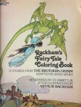 Spero, James (adapted by), Sibbett, Ed (renderings), Rackham, Arthur (illustrations) - Rackham's fairy tale coloring book; 17 stories form the brothers Grimm