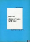 FLINK, Klaus (Hrsg.) - Klevische Städteprivilegien (1241-1609).