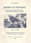 DHAENE Leon - Boeren en Burgers. Sociale geschiedenis van het negentiende eeuwse platteland. Zingem 1796-1900.