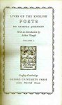 Johnson, Samuel - Lives of the English Poets. Volume I