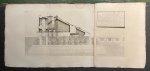 Giovanni Battista Piranesi (1720-1778) - [Two antique prints, etchings, Piranesi] Sezione di uno de' cunei del Teatro di Marcello (two plates) (Parts of open air theatre of Marcellus, Rome), published 1756-1784, 2 pp.
