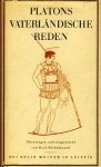 Hildebrandt, Kurt (inl.) - Platons vaterländische Reden, Apologie, Kriton, Menexenos, übeertragen und eingeleitet von Kurt Hilderbrandt
