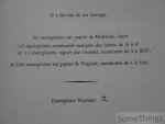 Marcel Thiry. - Trois longs regrets du lis des champs. Anabase platane. Prose des forêts mortes. Air du wagon postal. [Avec dédicace de l'auteur.]