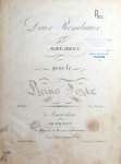 Lingius, Hs.: - Deux rondeaux agréables pour le piano forte Lingius, Hs.: - Deux rondeaux agréables pour le piano forte