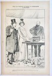 Braakensiek, Johan (1858-1940) - [Original lithograph/lithografie by Johan Braakensiek] Hulp voor de Transvaal en Vrijstaat, en werkeloosheid in Nederland, 21 Januari 1900, 1 pp.