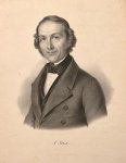 Meyer, F. - Lithography ca 1871 | Portret van Friedrich August Gottreu Tholuck (1799-1877), Duitse protestantse theoloog, predikant, historicus en kerkleider, 1 p.