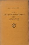 Mannheim, Karl. - Die Gegenwartsaufgaben der Soziologie. Ihre Lehrgestalt