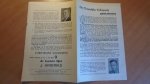 Christelijke Volkspartij - De Christelijke Volkspartij gaat starten (folder uit ca 1946)