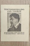 TOOROP, JAN - DEN HAAG (KUNSTHANDEL THEO NEUHUYS). & JANSSEN, MIEK. - Catalogus tentoonstelling van werken van Jan Toorop met verzen van Miek Janssen.