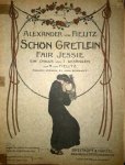 Fielitz, Alexander von: - [Op. 15] Schön Gretlein... ein Cyklus von 7 Gesängen... Ausgabe für tiefere Stimme