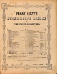 Liszt, Franz: - [R 593b] Franz Liszt`s gesammelte Lieder mit Pianofortebegleitung. No. 26. Angiolin dal biondo crim von Bocella.  Ausgabe für Sopran oder Tenor