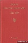 Diverse auteurs - Baily's Hunting directory - No. 83 (1989-1990)