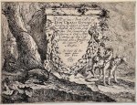 Joannes Fijt (1611-1661) - Antique print, etching | Frontispiece of the set of the dogs, published 1642, 1 p.