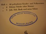 Scholz; Erwin Christian (1910–1977) - Die polyphone Klavierfibel 2; Der Weg zu Johann Sebastian Bach; Kleine Stücke alter Meister