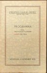 Pella, Paul: - [Programmheft] Programma zesde Abonnements-Concert Woensdag 8 november 1933. Dirigent: Paul Pella