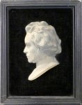 Beethoven, Ludwig van: - [Anonymes Reliefportrait, vermutlich Wachsplastik, Brustbild nach links]