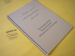 Boonstra, Marga. - Notulen van de schoolvergaderingen 1932-1951. Meisjesleerschool Borgmanschool Schoolstraat te Groningen.
