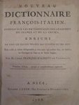 L'Abbé François Alberti De Villeneuve - Nouveau dictionnaire François-Italien