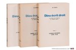 Lepers, M. - Dieu écrit droit les filles de la Sagesse au XXème siècle [ 3 volumes ] Tome 1. Lignes Brisees 1900-1914. Tome 2. Sang et Ruines 1914-1924. Tome 3. A l'oeuvre et à l'épreuve 1925-1950.