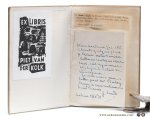 Sand, George - Le pressoir. Drame en trois actes. With: pasted in on first endpaper: original letter, autograph, signed by George Sand, pen-name of Baroness Dudevant née Dupin.