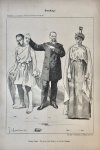 Braakensiek, Johan (1858-1940) - [Original lithograph/lithografie by Johan Braakensiek] Shocking! 10 Mei 1896, 1 pp.