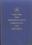 Various - Chronik der Mercedes-Benz Fahrzeuge und Motoren