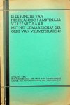  - Is de functie van nederlandsch ambtenaar vereenigbaar met het lidmaatschap der orde van vrijmetselaren?