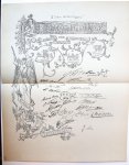 Backer, Johan Ferdin. - Promotieprent Amsterdam 1884 | Prent voor het Promotie diner van Mr Johan Ferdin. Backer, naar een tekening van C.B.Tilanus 1884.