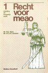 Algra, N.E. - Janssen H.C.J.G. - Recht voor MEAO 1