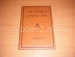 Doorn, P. - De meubel-constructuur - Verzameling meubeltypen ten dienste van meubelmakers, inrichtingen voor ambachtsonderwijs en voor eigen studie. Tekst.