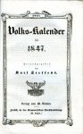 Steffens, Karl - Volks-Kalender für 1847