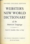 Guralnik, David B. - Webster`s New World Dictionary of the American Language, second college edition