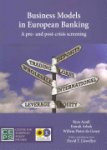 Rym Ayadi,  Emrah Arbak,  Willem Pieter de Groen - Business Models in European Banking