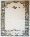  - [Nieuwjaarswensch / New Year Wishes, 1790] Blank decorative card with scenes from the Old and New Testament, published ca. 1750-1790, 1 p.
