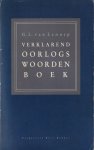 Lennep, G.L. van - Verklarend oorlogswoordenboek