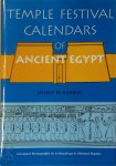 Sherif El-Sabban - Temple Festival Calendars of Ancient Egypt
