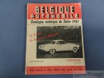André Laurent (fondateur) et Pierre Leleux (red.) - Belgique automobile. Catalogue technique du Salon 1961. N°1 Janvier 1961.