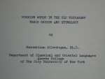 Ellenbogen, Maximilian - Foreign words in the Old Testament, their origin and etymology