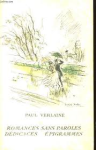 Verlaine, Paul - ROMANCES SANS PAROLES-DÉDICACES-ÉPIGRAMMES