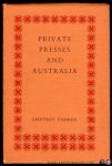 FARMER, Geoffrey - Private Presses and Australia, with a Check-List (added: handwritten aerogramme letter by Farmer)